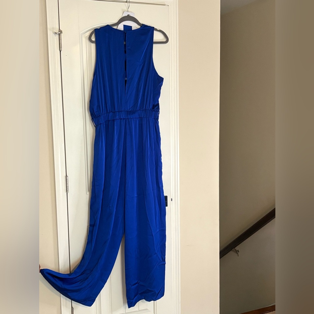 Grace Karin Royal Blue Sleeveless Jumpsuit